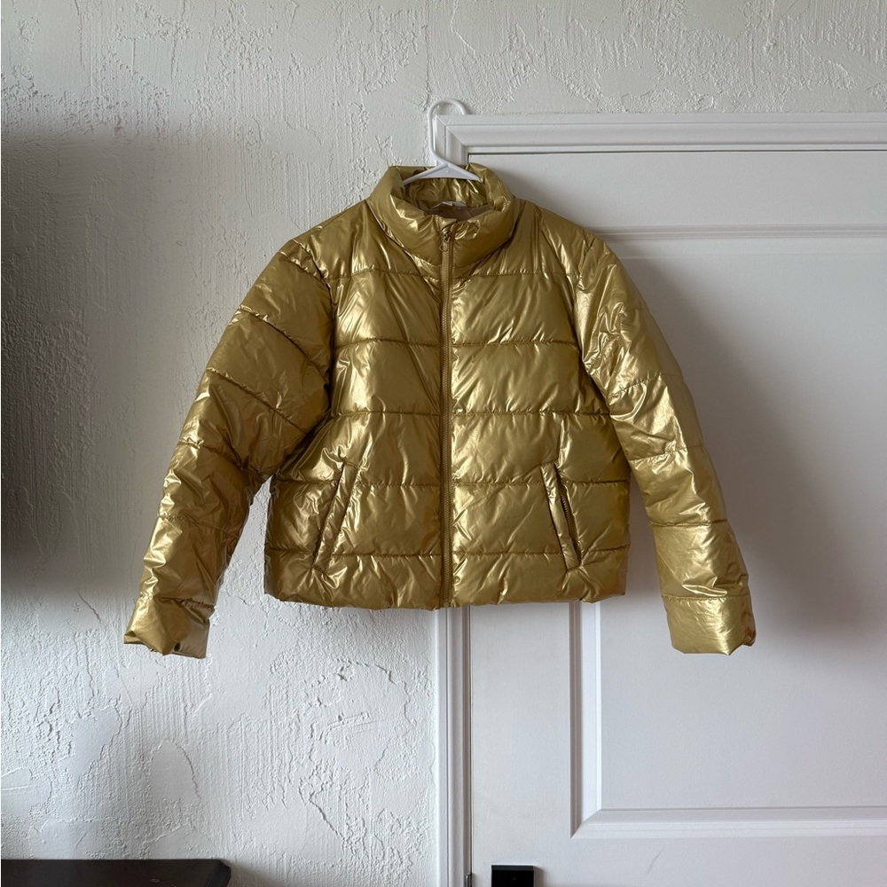 Gold Puffer Jacket